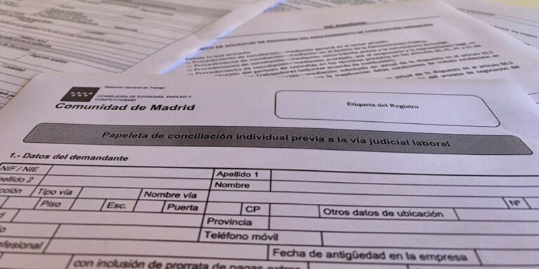 Donde presentar la papeleta de conciliación laboral Agenda