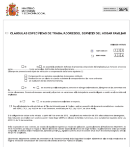 Modelo De Contrato De Trabajo Empleada Hogar Agenda